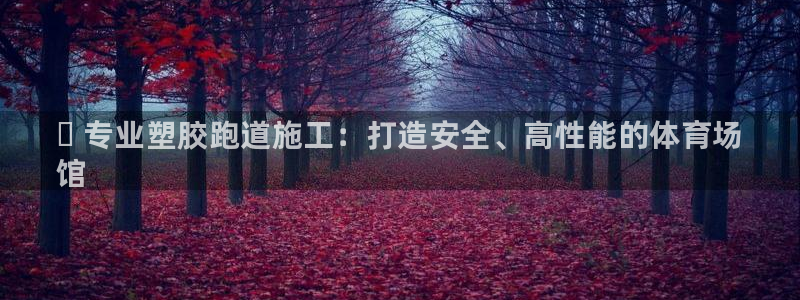 尊龙凯时登入首页:✅ 专业塑胶跑道施工:打造安全、高性能的体